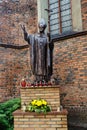 Pope John Paul II statue Royalty Free Stock Photo