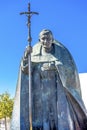 Pope John Paul II Statue Basilica of Lady of Rosary Fatima Portugal Royalty Free Stock Photo