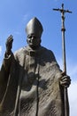 Pope John Paul II Statue in Suwalki - Poland Royalty Free Stock Photo