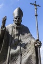 Pope John Paul II Statue in Suwalki, Poland