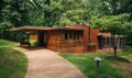 The Pope Leighey House, in Mount Vernon, Virginia Royalty Free Stock Photo