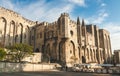 Pope`s Palace in Avignon, France Royalty Free Stock Photo