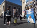 Rome, Pope`s postcards for sale