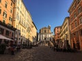 Pope square in Ancona city center