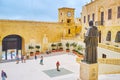 The Pope statue in Cittadella, Victoria, Gozo, Malta