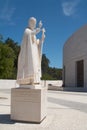 Pope Statue in Fatima Santuary Royalty Free Stock Photo