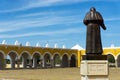 Pope Statue in Monastery Royalty Free Stock Photo