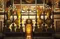 Pope Statues Crucifix Altar