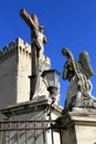 Popes Palace in Avignon, France Royalty Free Stock Photo