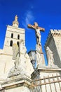 Popes Palace in Avignon, France Royalty Free Stock Photo