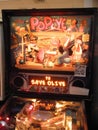 Popeye Saves the Earth Pinball Machine Royalty Free Stock Photo