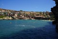 Popeye Village, also known as Sweethaven Village, is located in Anchor Bay. Triq Tal-Prajjet, Il-Mellieha, Malta. Royalty Free Stock Photo