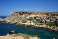 Popeye Village, also known as Sweethaven Village, is located in Anchor Bay. Triq Tal-Prajjet, Il-Mellieha, Malta. Royalty Free Stock Photo