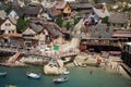 Popeye Village, also known as Sweethaven Village, is located in Anchor Bay. Triq Tal-Prajjet, Il-Mellieha, Malta. Royalty Free Stock Photo