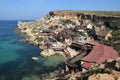 Popeye Village, filmset family park, island Malta Royalty Free Stock Photo