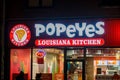Popeyes Louisiana Kitchen company sign