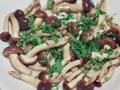 poplar mushrooms aka velvet pioppini mushroom food