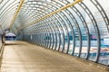 Poplar Pedestrian Footbridge Royalty Free Stock Photo