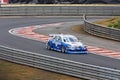 Popo Blue Racing Stock Car Interlagos Sao Paulo Royalty Free Stock Photo