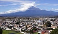 Popocatepetl volcano near Puebla, Mexico Royalty Free Stock Photo