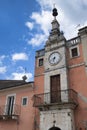 Popoli Abruzzi, Italy: the main town square Royalty Free Stock Photo
