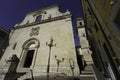 Popoli, Abruzzo, Italy: exterior of San Francesco church Royalty Free Stock Photo