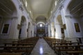 Popoli, Abruzzo, Italy: interior of San Francesco church Royalty Free Stock Photo