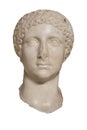 Poppaea portrait. Isolated