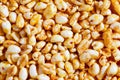 popped wheat grains Royalty Free Stock Photo