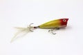 Red Head Popping Bass Lure
