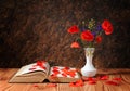 Poppies in a vase