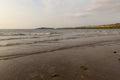 Poppit Sands and Cardigan Island Royalty Free Stock Photo