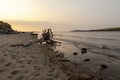 Poppit Sands and the Teifi Estuary Royalty Free Stock Photo