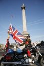 Poppy Appeal on Remembrance Day Royalty Free Stock Photo