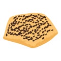 Poppy biscuit icon, isometric style Royalty Free Stock Photo