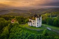 Poppy Mountain is a peak in the Benesov Hills in Czech Republic Royalty Free Stock Photo