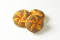 Poppy seed buns Royalty Free Stock Photo