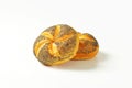 Poppy seed buns Royalty Free Stock Photo