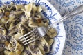 Poppy seed pasta traditional hungarian meal Royalty Free Stock Photo