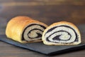 Poppy seed strudel Royalty Free Stock Photo