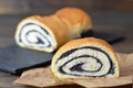 Poppy seed strudel Royalty Free Stock Photo