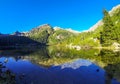 Popradske pleso lake, High Tatras Mountains, Slovakia Royalty Free Stock Photo