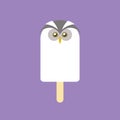 Popsicle in the shape of a Owl