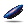 A PopSocket with galaxy print Royalty Free Stock Photo
