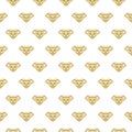 Popular abstract decor inspiration idea gift wrap gold diamond p Royalty Free Stock Photo