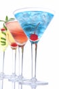 Popular alcoholic cocktails tropical Martin Royalty Free Stock Photo