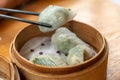 Popular asia food vegetable dimsum Royalty Free Stock Photo