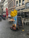 Popular Belgian frites mannekin Royalty Free Stock Photo