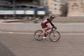 Popular biathlon race in the streets of Madrid