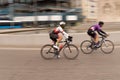 Popular biathlon race in the streets of Madrid